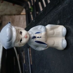 Vintage Ceramic Little Blue Dutch boy Figurine